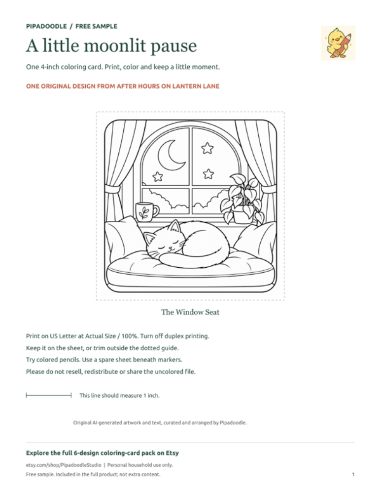 Window Seat card preview